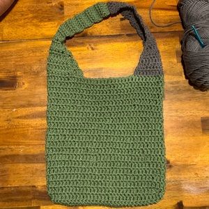 •CROCHET TOTE BAG•